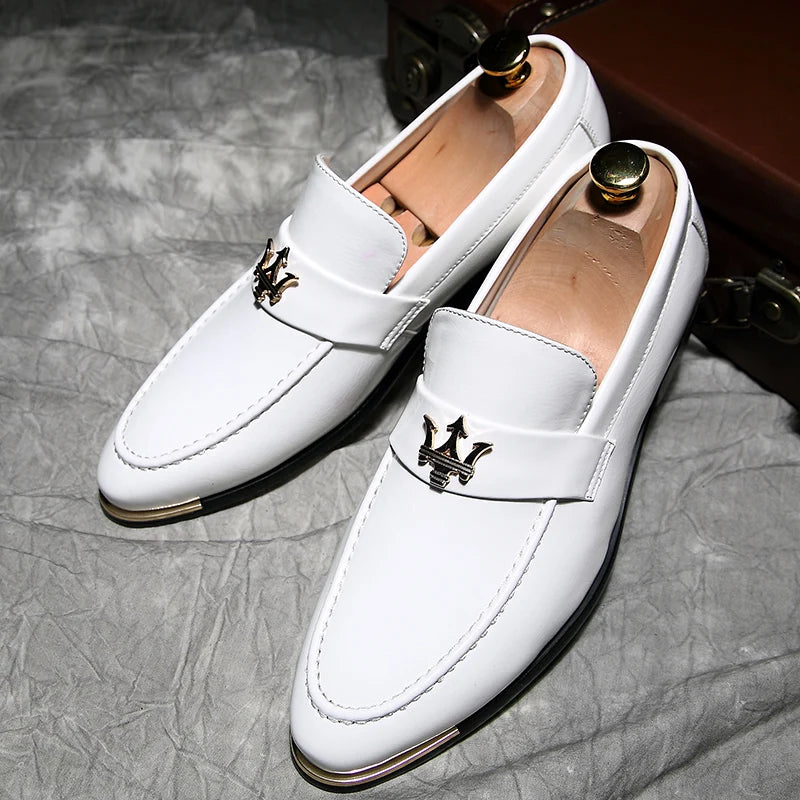Luxury Italian Dress Shoes Man Oxfords Leather Casual Business Shoes Men Office Shoes Fashion Wedding Formal Shoes for Men 2024