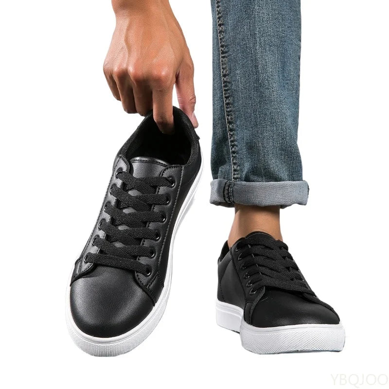 Men's soft soled fashionable business sports shoes spring autumn casual fashion versatile simple comfortable white shoes