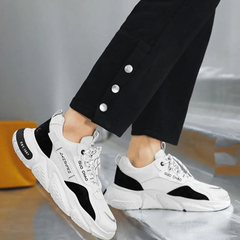 Men Platform Sneaker Mesh Breathable Casual Shoes Luxury Tennis Running Shoes for Men Outdoor Basketball Shoes Кроссовки Мужские