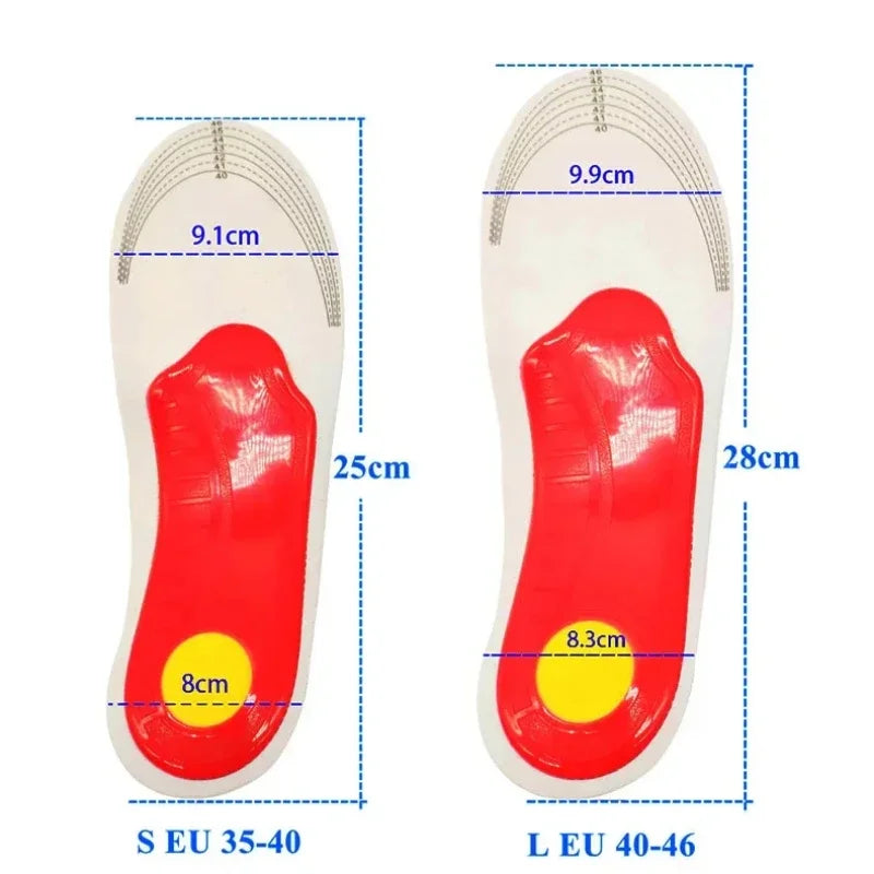 Orthopaedic Insoles Sole Shock-absorbing Insoles Orthopaedic with Arch Support Feet Ease Pressure of Air Movement Damping Insole