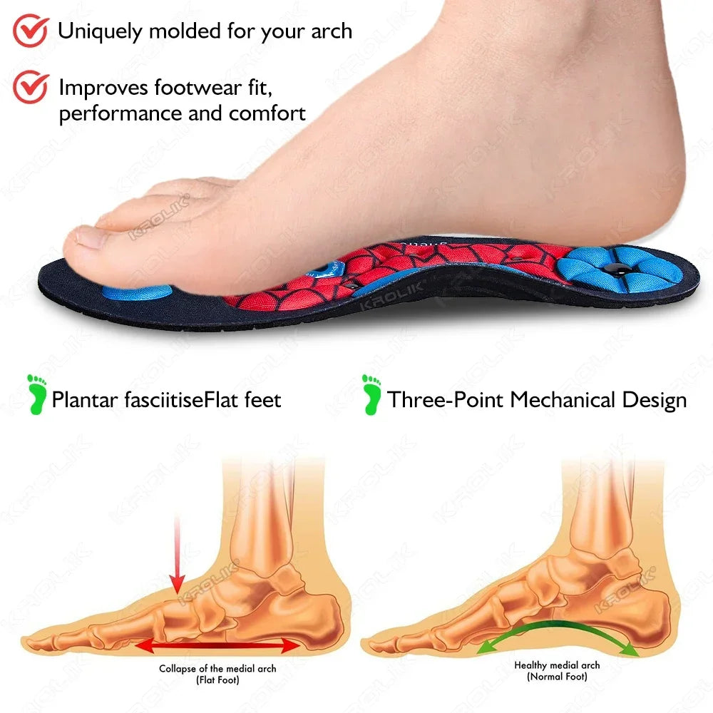 1 Pair Magnetic Therapy Foot Acupressure Insoles Men Women Magnet Massage Sports Cushion Inserts Comfort Soles Relaxation Insole
