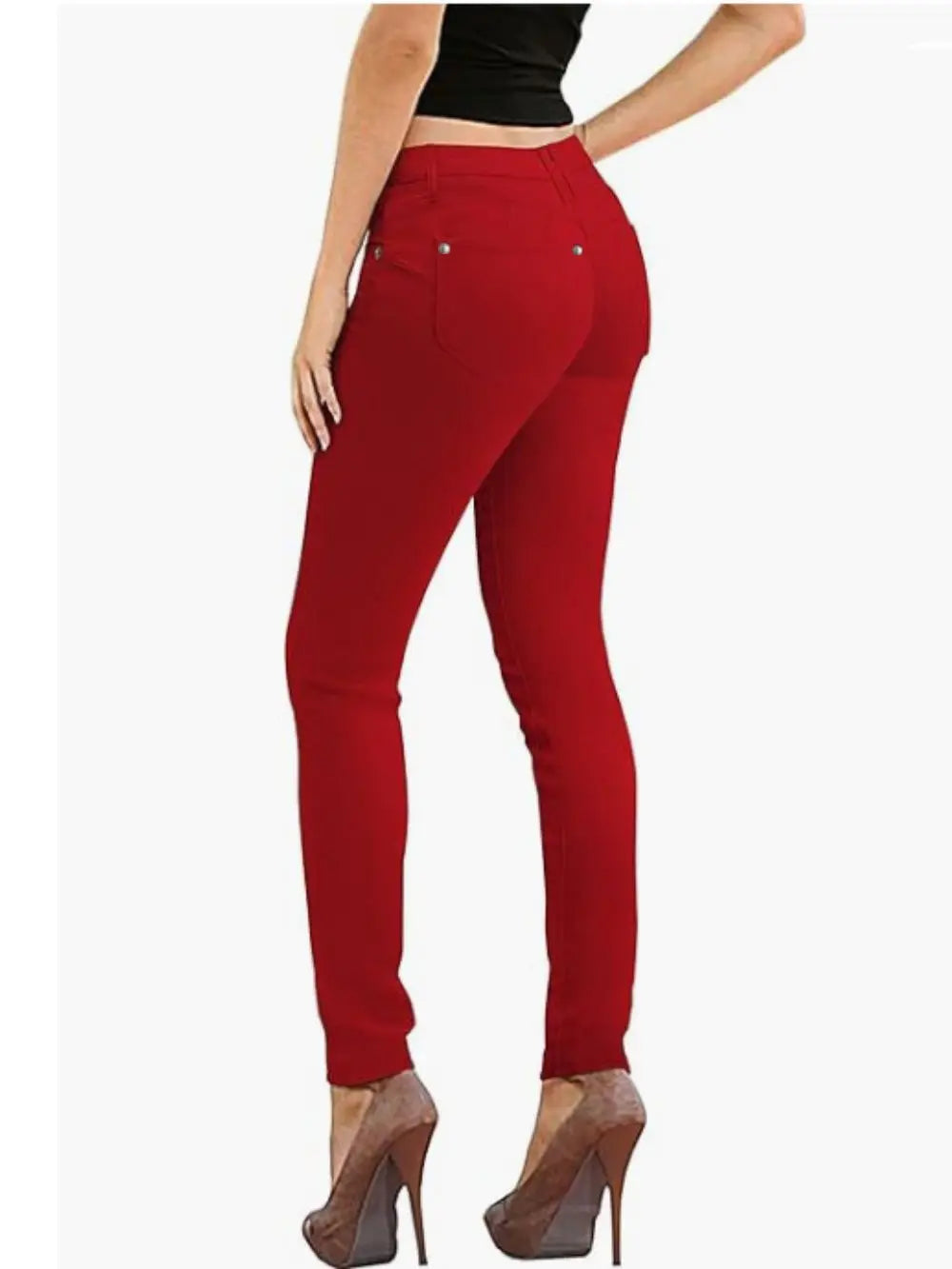 Casual Stretchy jeans for Women White SKinny Pants Jeans Stretchy Spring Denim Pants Butt Lifting Denim Leggings