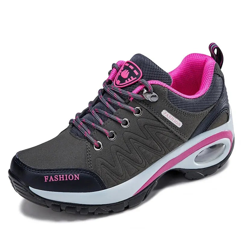 Comfortable Breathable Platform Shoes Fashion Lace Up Female Casual Shoes