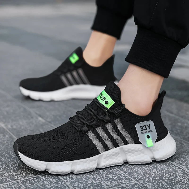 High Quality Summer Men Shoes Comfortable Sneakers Breathable Running Shoes for Men Mesh Tennis Sport Shoes