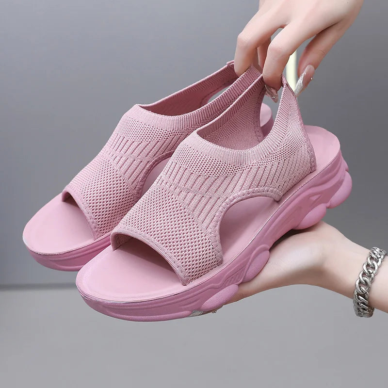 2025 Summer New Women's Casual Sandals with Breathable Uppers and Skid-proof Soles for Outdoor Travel Free Shipping