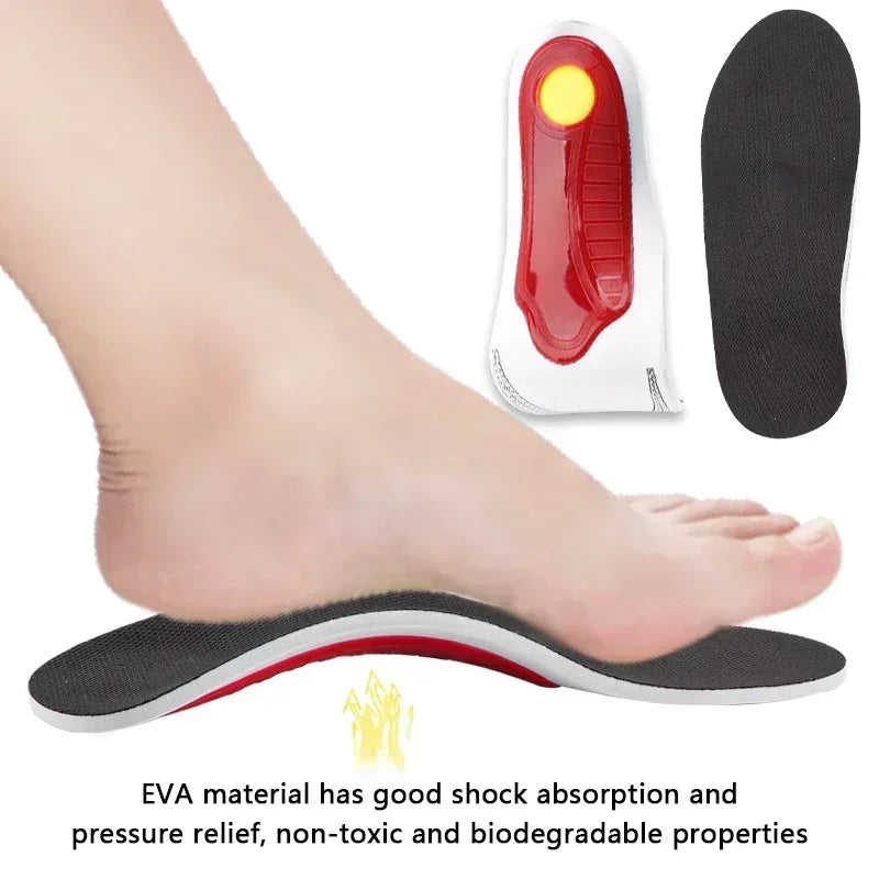 2/4/6Pcs Arch Support Plantar Fasciitis Foot Shoes Insoles Orthopedic Insole for Feet Men Women EVA Shock Absorbing Shoe Pads