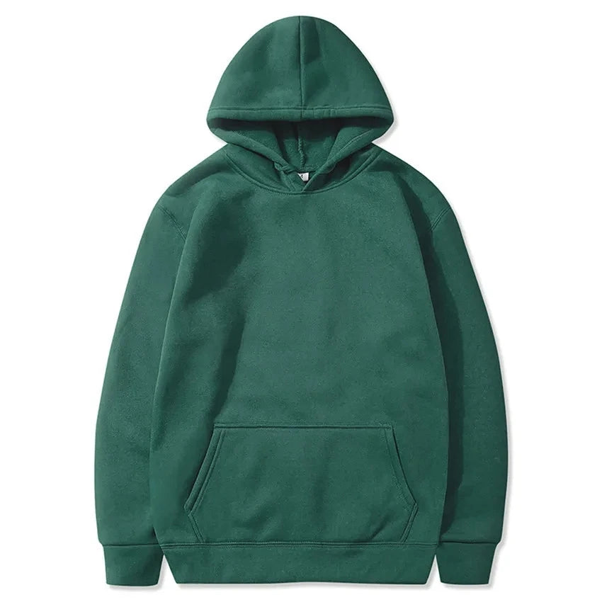 Fashion Men's Hoodie Casual Hoodies Pullovers Sweatshirts Men's Top Solid Color Hoodies Sweatshirt Male