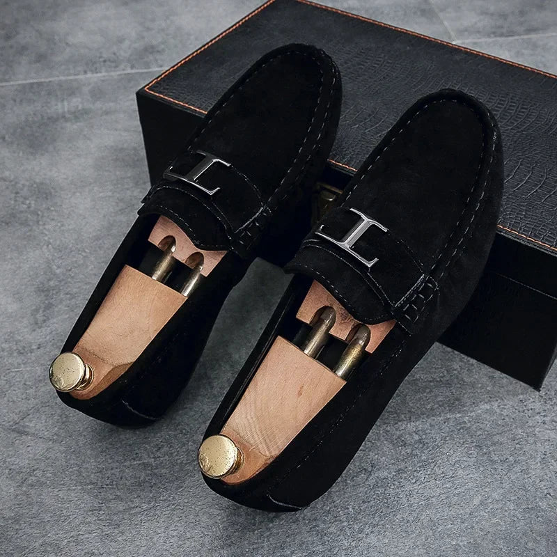 Tênis Brand Men Shoes New Men Casual Shoes Allmatch Loafer Shoe Men Fashion Business Shoe Fashion Soft Sole Social Shoe 2024