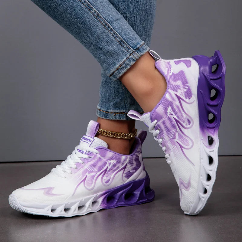 Running Lightweight Mesh Breathable Unisex Comfortable Flat Soft Shoes