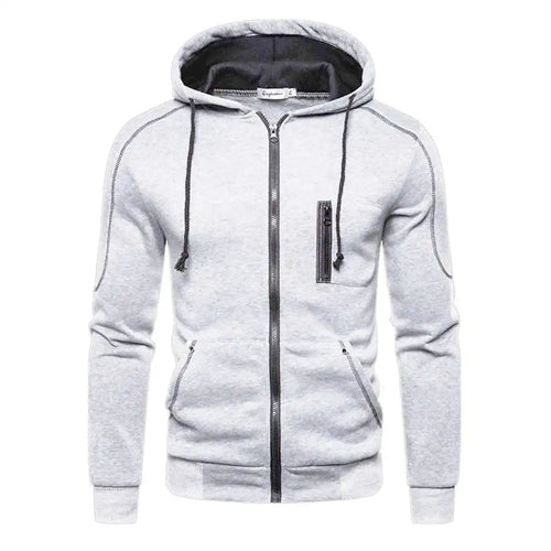 Men's Hooded Jackets Coats Zipper Fashion Brand Hoodies Mens Outerwear Casual Hoodies Sweatshirts Male