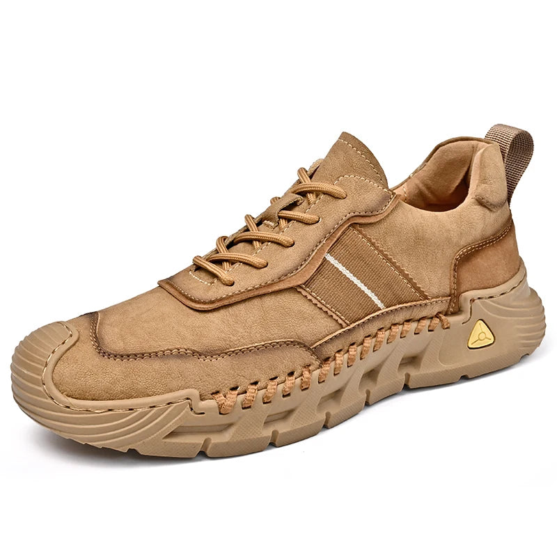 Outdoor Men Running Shoes Versatile Casual Sneakers Breathable Sport Shoes Summer Trainers Casual Leather Male Tenis Masculino