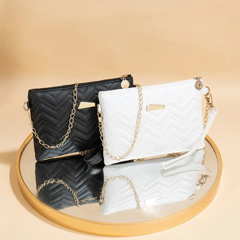 Bags for womenPrinted shoulder strap crossbody small square bag ladies bags foreign trade bag women's Korean version wavy wallet