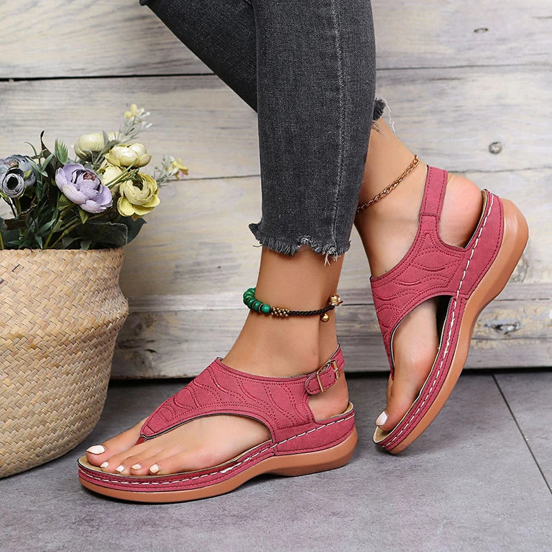 Autumn Wedges Shoes for Women High Heels Sandals Summer Shoes 2023 Flip Flop Chaussures Femme Platform Sandals Plus Size 35-43