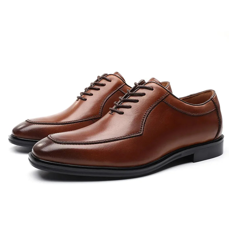 Men Casual Shoes Retro Zipper Men Formal Shoes Office Business High Quality Men Party Wedding Casual Shoes