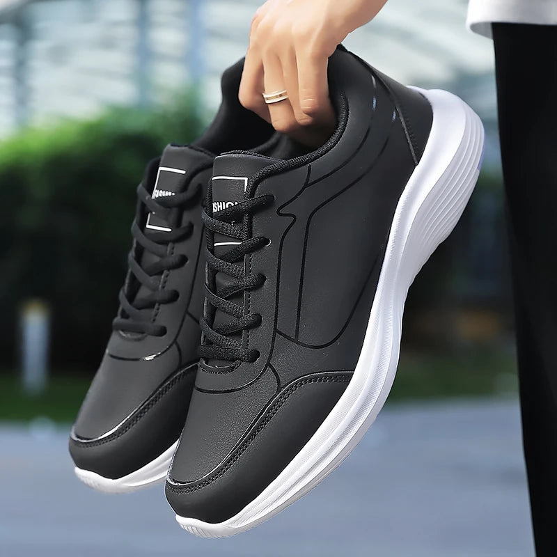 Sneakers Anti-slip Breathable Walking Shoes Lace Up Soft Casual Shoes Lightweight