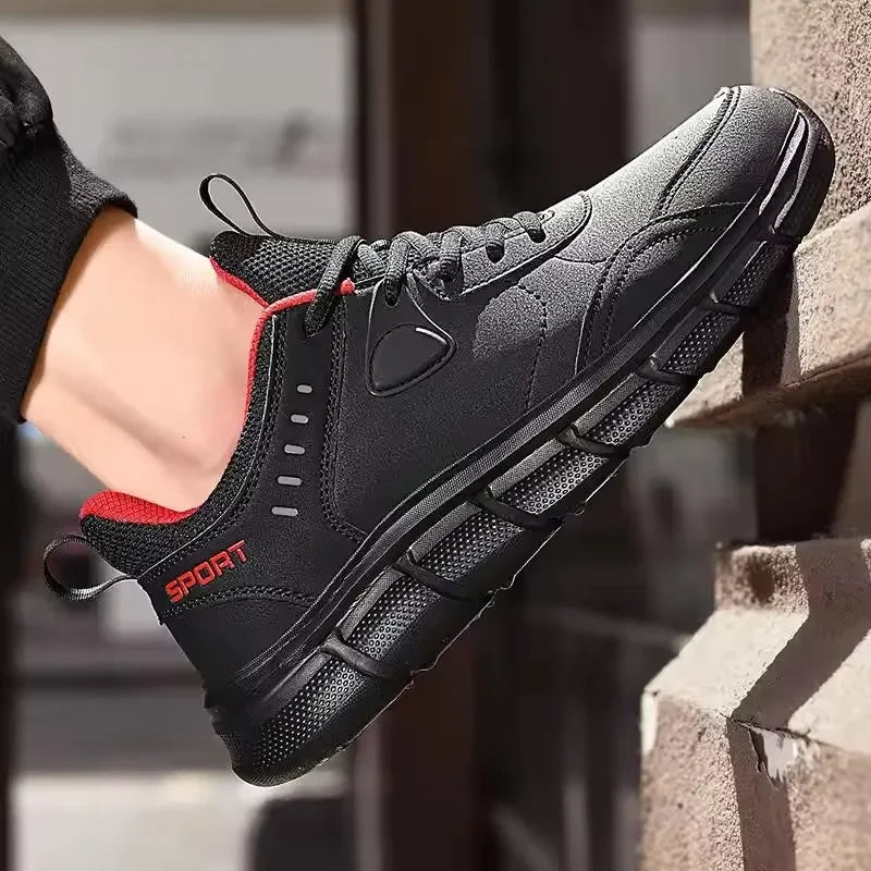 Men Waterproof Athletic Sneakers Breathable Comfortable Casual Sneaker Ear-resistant Non Slip Walking Men Shoes Tenis Masculino