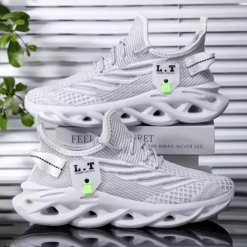 Summer Sneakers for Men Breathable Comfortablen Mesh Casual Running Shoes Outdoor Lightweight Luxury Casual Tennis Sneaker