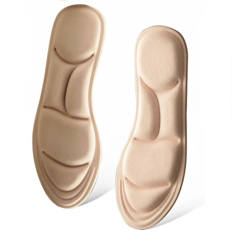 5D Massage Memory Foam Insoles Thickening Breathable Cushion Cushioning Comfort Suitable For High Heels Insoles