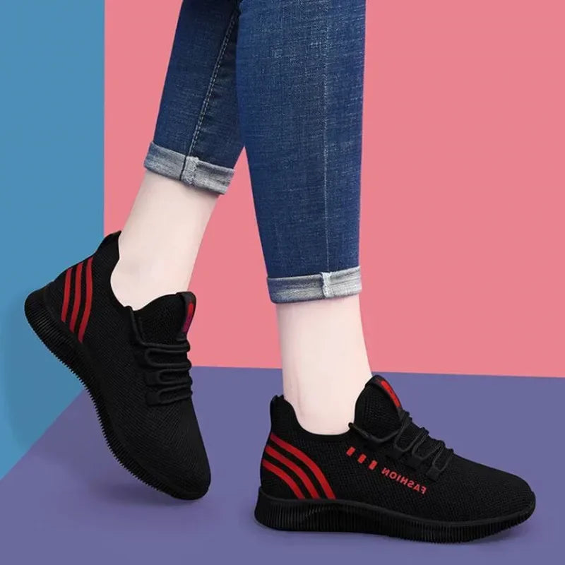 Women Vulcanized Shoes Breathable Women Fashion Air Mesh Casual Sports Shoes Womens Sneakers Chaussure Femme