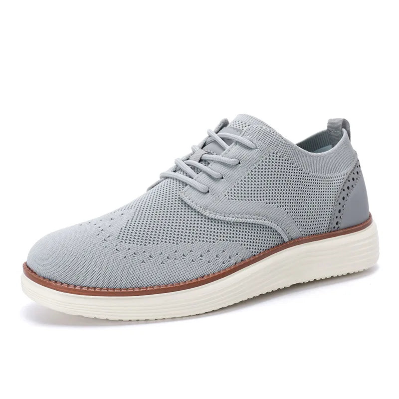 Asgard Men Casual Dress Sneakers Outdoor Comfort Lightweight Leisure Shoes Breathable Mesh Walking Shoes Soft Sole Sports Shoes