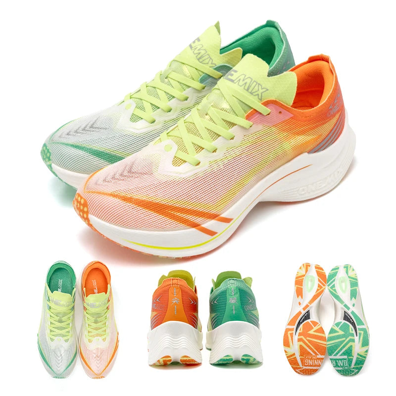 New Carbon Plate Marathon Running Shoe Pro Tests Stable Support absorbing Ultralight Bounce Sneakers