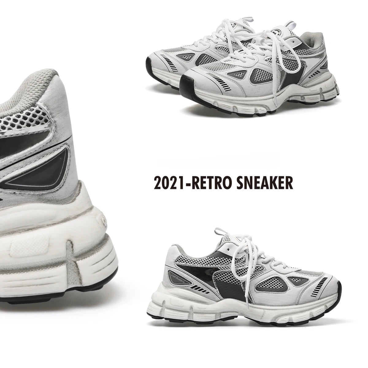 Women's Luxary Chunky Sneakers 2025 trend Fashion Mesh Breathable Shoes for Men Sports Running Casual Ladies Fitness Vulcanize