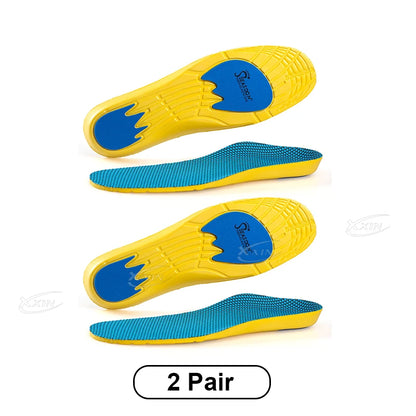 【Xxin】EVA Elastic Sports Insole Light Weight Shoe Insoles High Jump Runnin Insoles Size 35-46