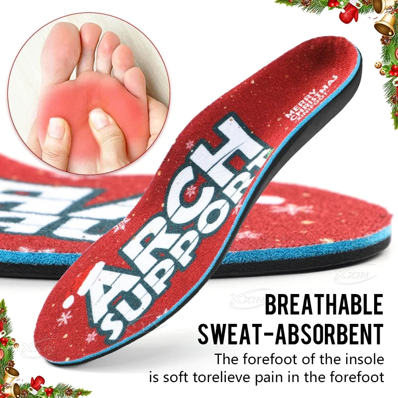 【Xxin】Arch Support Insole Orthopedic Insole Women Men Flat Foot Shoe Pad size35-46