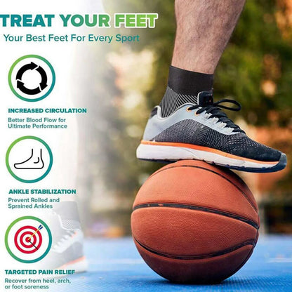 Premium Anti-Fatigue Foot & Ankle Sleeve Compression Socks