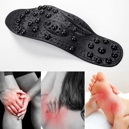 68 Magnetic Acupressure Insoles Acupoint Massage Plantar Fasciiti Template Silicone Gel Sports Orthopedic Insoles Men Women