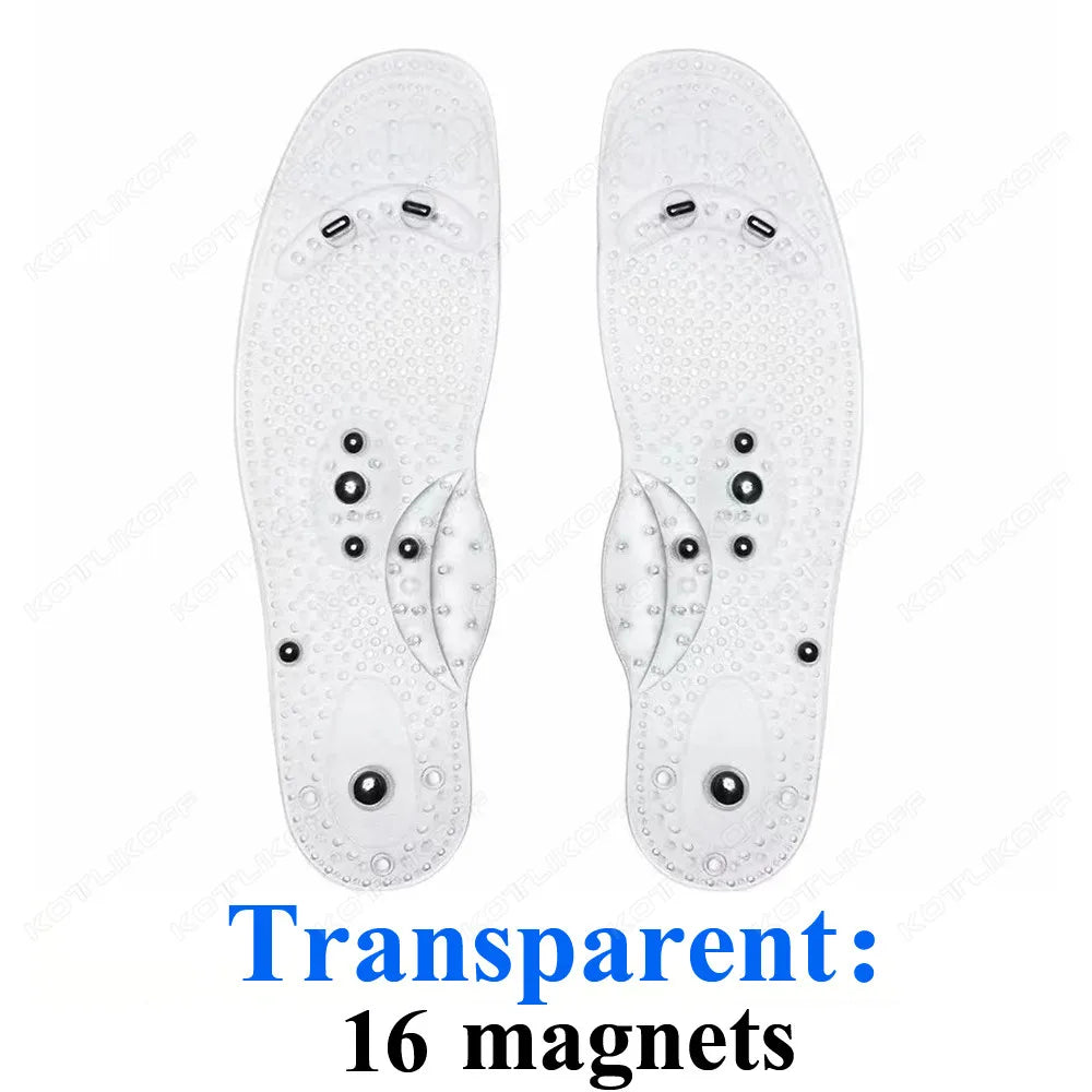 Magnetic Therapy Massage Insoles For Shoes Foot Acupressure Enhanced Magnetic Insole Point Therapy Feet Body Detox Insert Pads