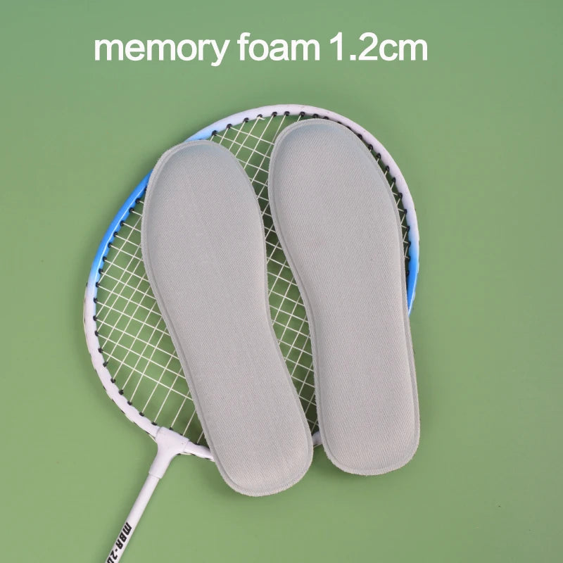 one pair Memory Foam Shoe Insoles Breathable Absorbing Arch Soft Comfortable Athletic Insole Shock Sport Shoes Pad Pain Relief
