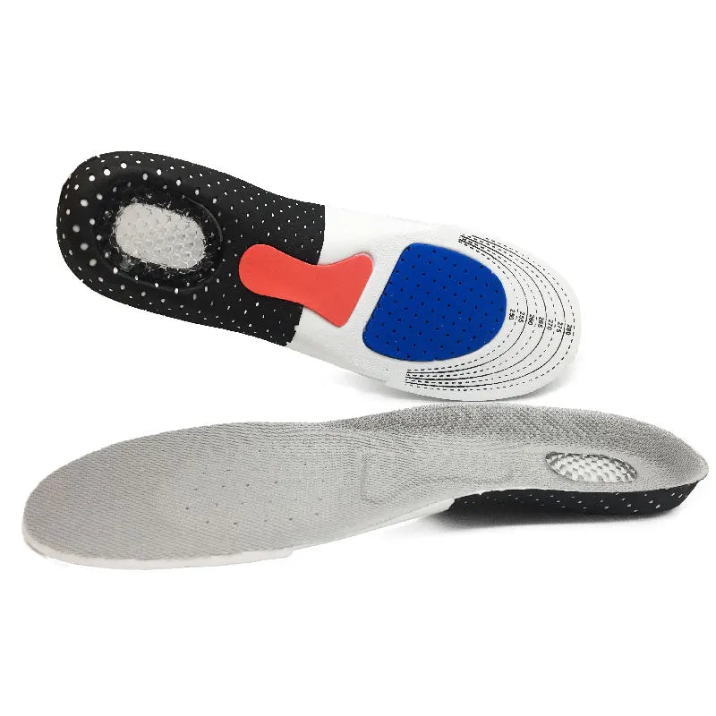 Silicone Gel Insoles Sport Running Insoles for feet Man Women orthopedic pad Massaging Shock Absorption arch support