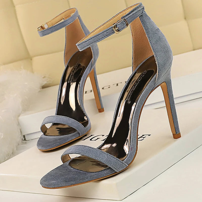 BIGTREE Shoes Summer Women Sandals Sexy Stiletto Heels Sandals Ladies Shoes High Heels 2025 New Heeled Sandals Lady Sandals
