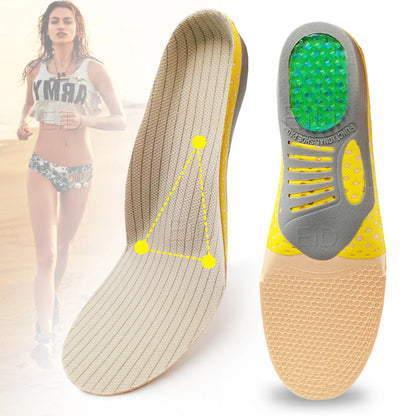 EiD PVC silicone Gel orthopedic shoes sole Insoles flat feet orthotic insoles arch support inserts Plantar Fasciitis,foot care