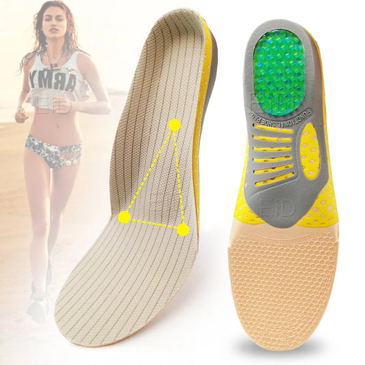 EiD PVC silicone Gel orthopedic shoes sole Insoles flat feet orthotic insoles arch support inserts Plantar Fasciitis,foot care