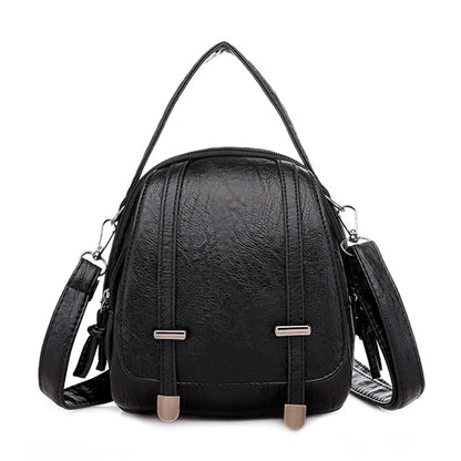 Multi-Functional Soft PU Leather Small Shoulder Bag For Women Vintage Fashion Crossbody Bag Female Purse Cell phone Handbag