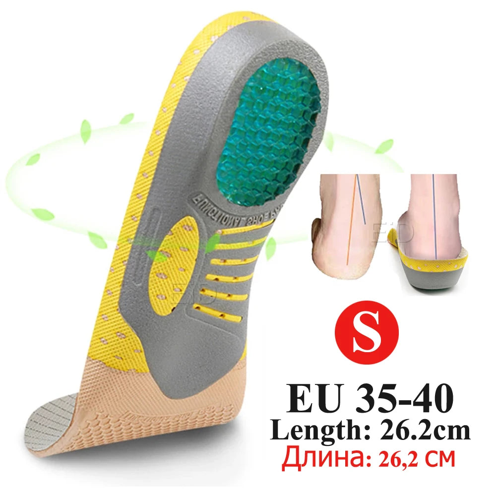 EiD PVC silicone Gel orthopedic shoes sole Insoles flat feet orthotic insoles arch support inserts Plantar Fasciitis,foot care