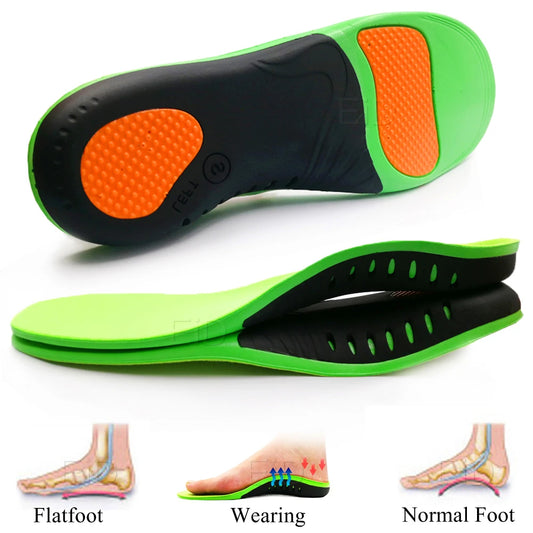 Best EVA Orthopedic Shoes Sole Insoles For feet Arch Foot Pad X/O Type Leg Correction Flat Foot Arch Support Sports Shoes Insert