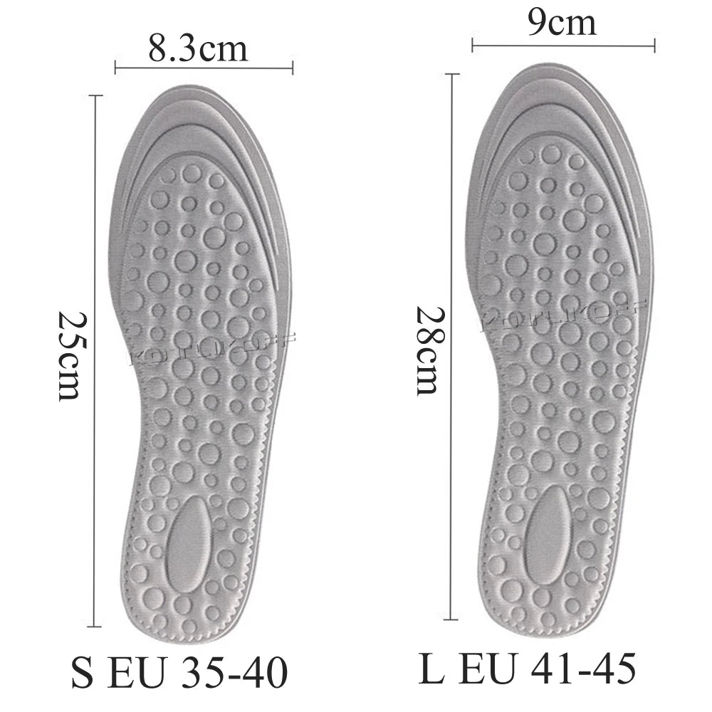 Unisex Ultra-thin Summer Sports Insoles Breathable Comfortable To Absorb Sweat Cushion Insole Insert Refreshing Feet Pads