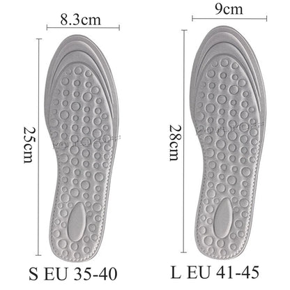 Unisex Ultra-thin Summer Sports Insoles Breathable Comfortable To Absorb Sweat Cushion Insole Insert Refreshing Feet Pads