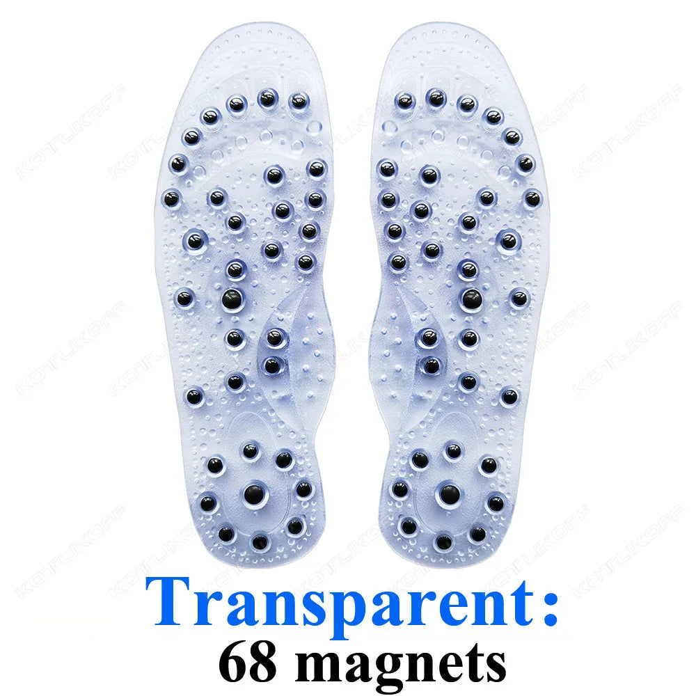 Magnetic Therapy Massage Insoles For Shoes Foot Acupressure Enhanced Magnetic Insole Point Therapy Feet Body Detox Insert Pads