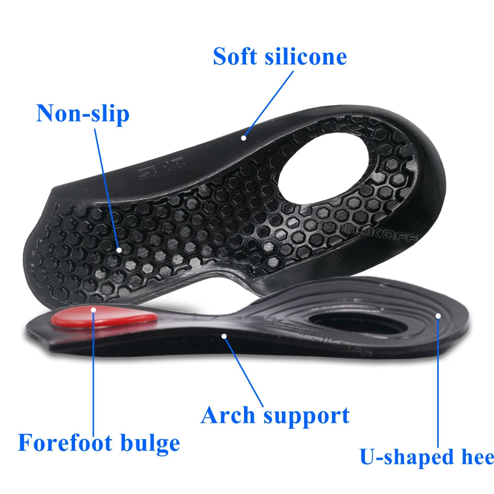 Orthopedic O/X-Leg Legs Relieve Insoles Silicone Soft Self-adhesive Corrector Valgus Varus Relieve Pain Massage Foot Care Insert