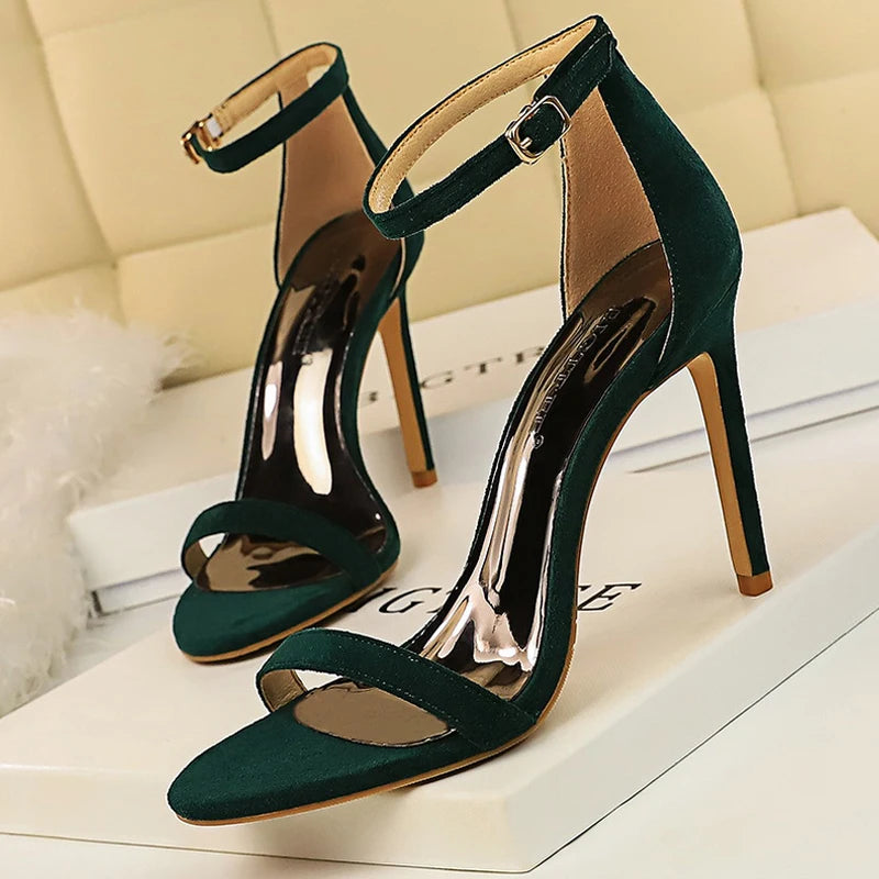 BIGTREE Shoes Summer Women Sandals Sexy Stiletto Heels Sandals Ladies Shoes High Heels 2025 New Heeled Sandals Lady Sandals