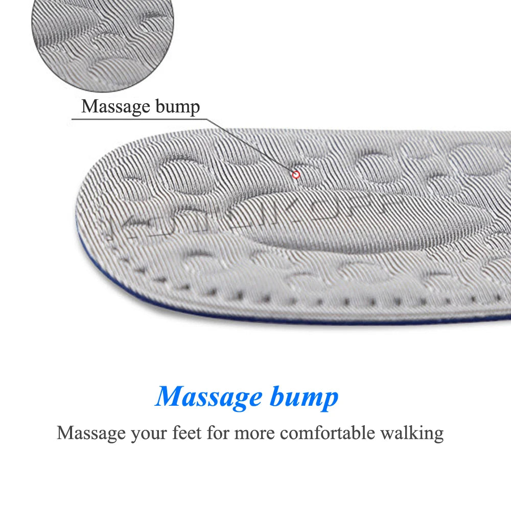 Unisex Ultra-thin Summer Sports Insoles Breathable Comfortable To Absorb Sweat Cushion Insole Insert Refreshing Feet Pads