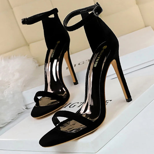 BIGTREE Shoes Summer Women Sandals Sexy Stiletto Heels Sandals Ladies Shoes High Heels 2025 New Heeled Sandals Lady Sandals