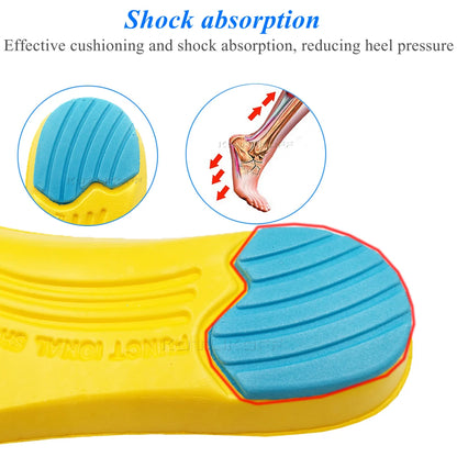 Shoe Inserts Pad Soft Sport Insoles Memory Foam Breathable Outdoor Running Silicone Gel Cushion Orthopedic Insoles EU 35-47 Size