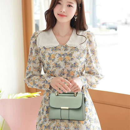 New Fashion Women Crossbody Shoulder Bags PU Leather Female Flap Messenger Bag Small Handbag Female New Purse Clutch