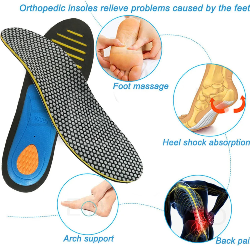 EiD EVA Orthopedic Insoles Orthotics flat foot Health Sole Pad for Shoes insert Arch Support pad for plantar fasciitis Feet Care