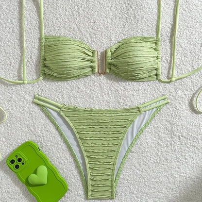 Summer Sexy Bikinis  Women's Swimwear Female Swimsuit For Swim Wear Bathing Suits Brazilian Bikini Set Beachwear Pool Bather